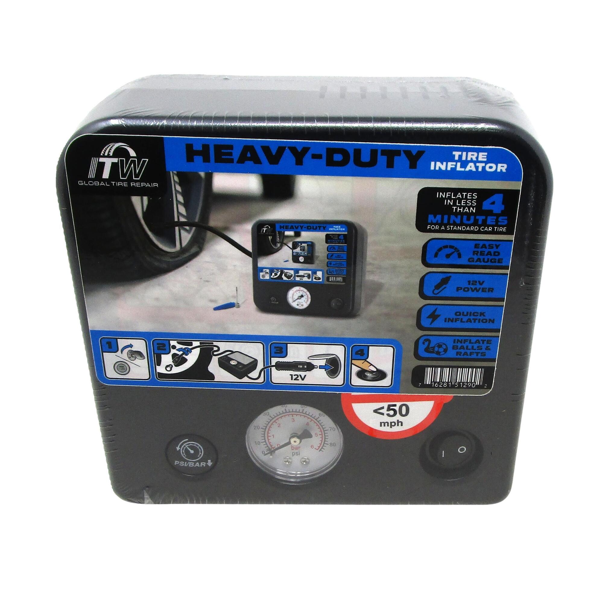 12V Heavy duty tire inflator, Model #70097